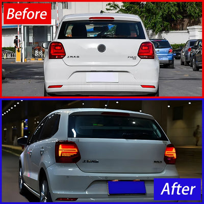 Feux Arrière LED Volkswagen Polo 2011-2018 Style Audi Q2