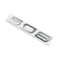 Logo Peugeot 208, 308, 408, 408X, 508 et 508L en ABS 3D, Emblème Lettres de Coffre Noir Brillant, Argent ou Gris
