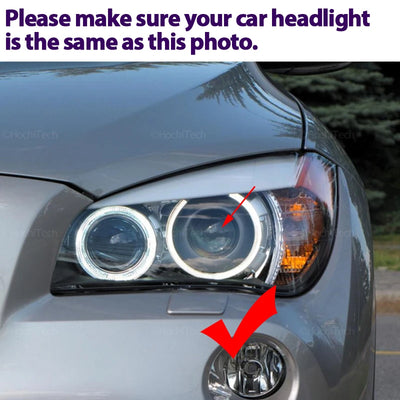 Ampoules LED Angel Eyes Blanc BMW X1 E84 2009-2015