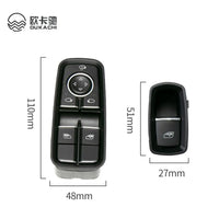 Bouton Lève-Vitre Porsche 911 991 718 Boxster Cayman 2012-2020 — gros plan