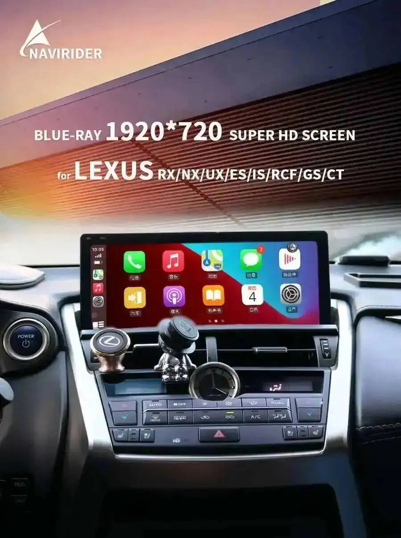 Autoradio Android 14 Écran 10,25 Pouces Lexus NX 200 200t 300h 2014-2016 CarPlay DSP 4G