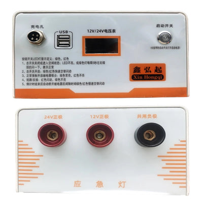 Démarreur de Batterie 12V 24V 32000 mAh Voiture
