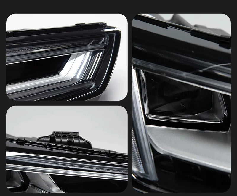 Phares LED Audi A4 B9 2017-2020 A4L Paire Avant Feux de Jour Clignotants