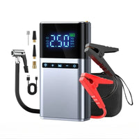 Booster de Batterie Voiture 1500A Compresseur 150 PSI Coque Argent