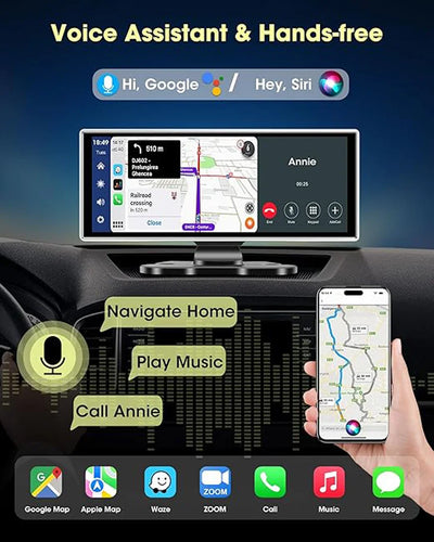 Autoradio CarPlay Sans Fil Écran Tactile 11,3 Pouces