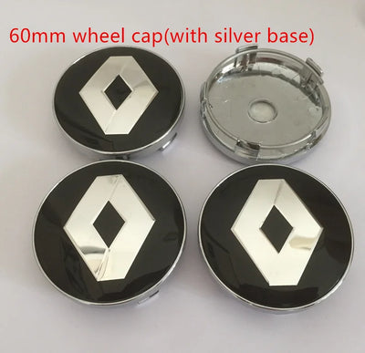 Emblèmes Cache-Moyeux 3D 56mm 60mm 68mm 4 Pièces