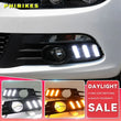 Feux de Jour LED Volkswagen Scirocco 2009-2014 Blanc et Ambre