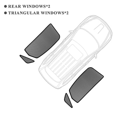 Pare-Soleil Magnétique Mitsubishi Pajero Sport 2016-2024