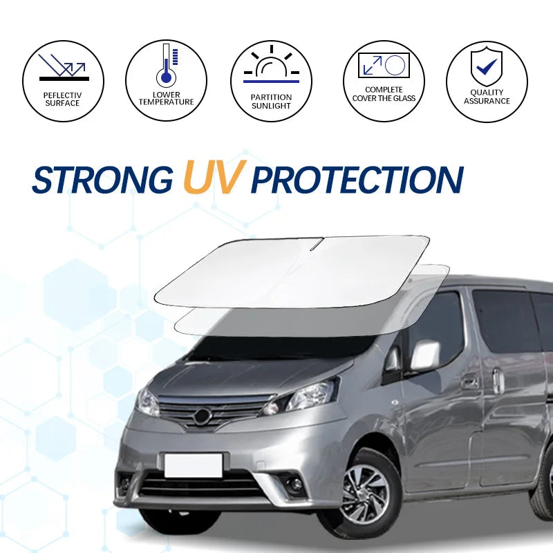 Pare-Soleil Pare-Brise Pliable Nissan NV200