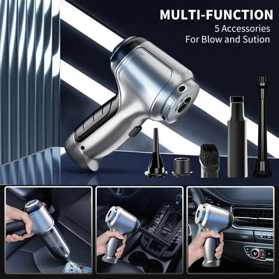 Aspirateur de Voiture Sans Fil 95000 Pa HEPA