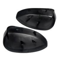 Coques de Rétroviseurs Fiat 500 2007-2023 Noir Brillant Paire Gauche et Droite en ABS