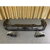 Diffuseur Arrière Carbone avec Embouts d'Échappement Mercedes Classe C W206 2023 C200 C260 C300