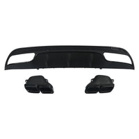 Kit Carrosserie Mercedes Classe C W205 Diffuseur Arrière Style C63 — détail de finition