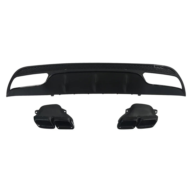 Kit Carrosserie Mercedes Classe C W205 Diffuseur Arrière Style C63 — détail de finition