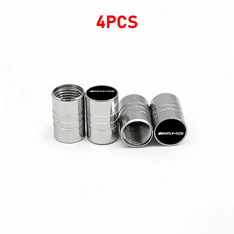 Bouchons de Valve Mercedes Benz AMG W205 W213 Sport — vue de face