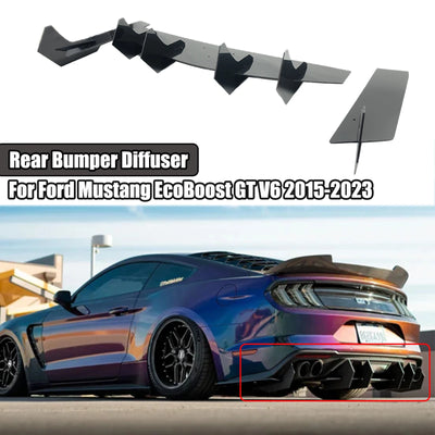 Diffuseur Arrière Ford Mustang 2015-2023 Noir