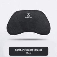 Appuie-Tête Daim Mercedes AMG W205 C300 GLA GLB — vue de face