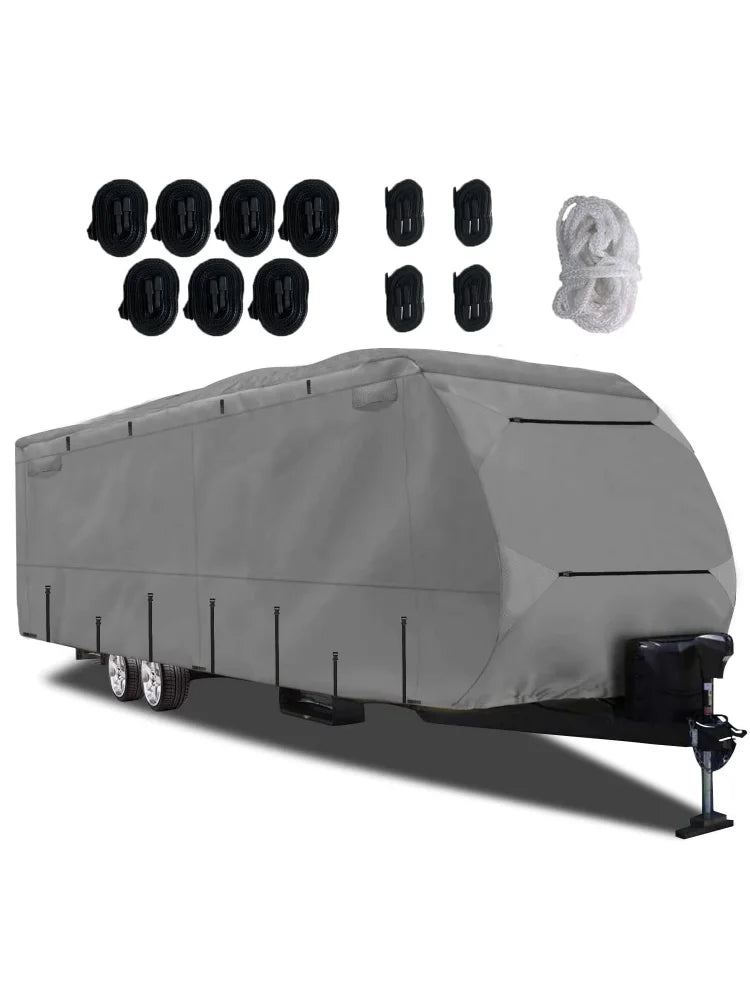 Housse de Protection Caravane en Tissu Non Tissé 571 x 260 cm
