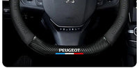 Couvre Volant Peugeot Cuir Nappa Enfilable 38 cm Rond ou Méplat