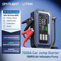 Booster de Démarrage UTRAI JS-30 7000A Diagnostic OBD