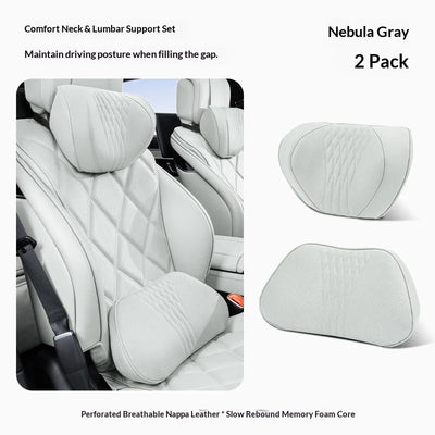 Coussin de Nuque et Soutien Lombaire Voiture Universel