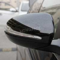 Coque de Rétroviseur Mercedes Classe C W205, E W213, S W222, GLC X253, GLA, GLB, CLS, EQA, EQB, EQC Aspect Carbone, Paire à Coller