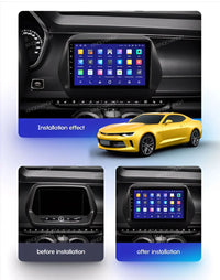 Autoradio Android 17 Chevrolet Camaro 2015-2023 Écran QLED 9 pouces CarPlay Qualcomm GPS 4G