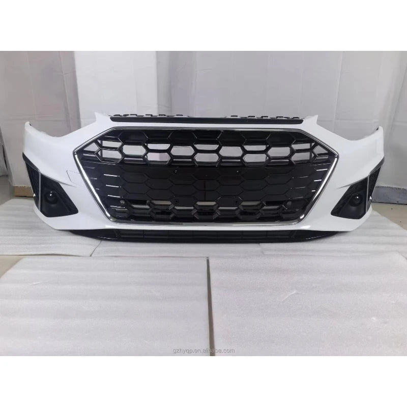 Pare-Chocs Avant Complet avec Calandre Nid d'Abeille Style RS4 Audi A4 S4 B9 2017-2019