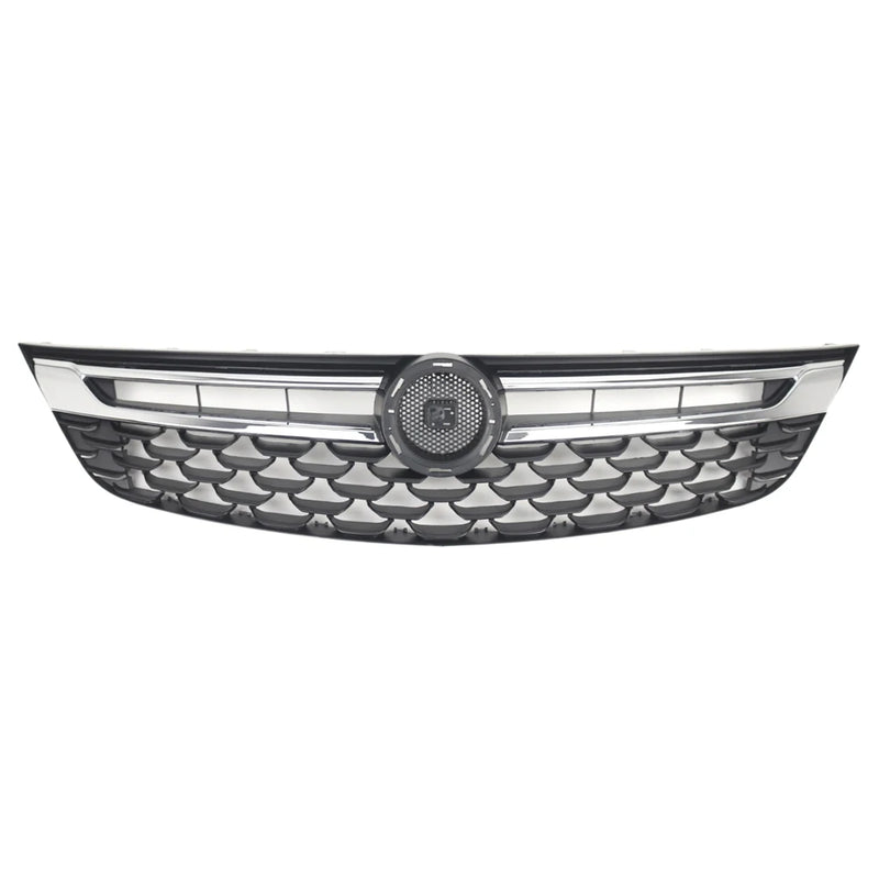 Calandre de Radiateur Avant Opel Astra K 2015-2019 Maille Noir Brillant et Baguettes Chromées
