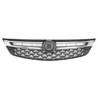 Calandre de Radiateur Avant Opel Astra K 2015-2019 Maille Noir Brillant et Baguettes Chromées