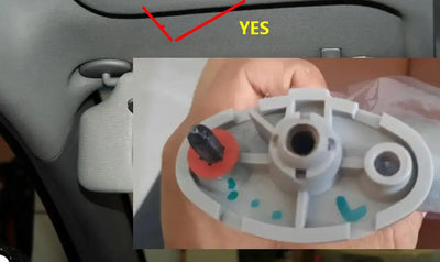 Pare-Soleil Chevrolet Captiva 2007-2015 avec Miroir