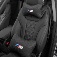 Appuie-Tête et Coussin Lombaire BMW E90 G80 M3 M5 — détail de finition