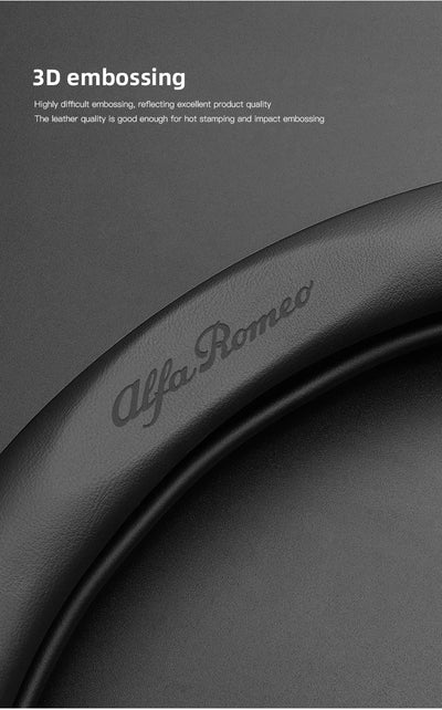 Couvre Volant Alfa Romeo Giulia Stelvio Giulietta Cuir