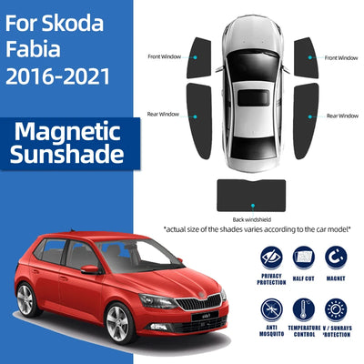 Pare-Soleil Magnétique Skoda Fabia MK3 2015-2022