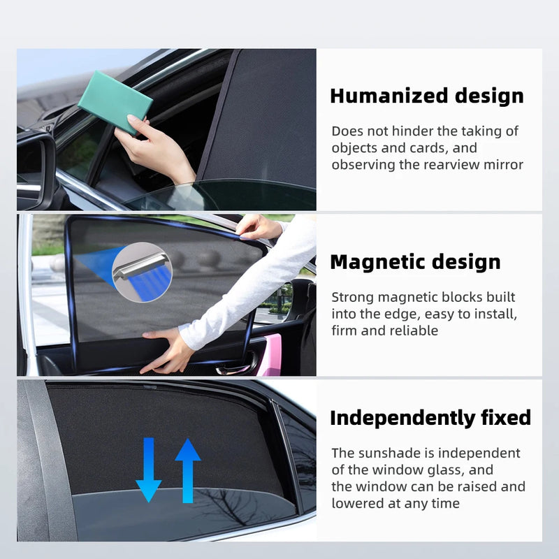 Pare-Soleil Magnétique Vitres Latérales Suzuki Vitara 2014-2024