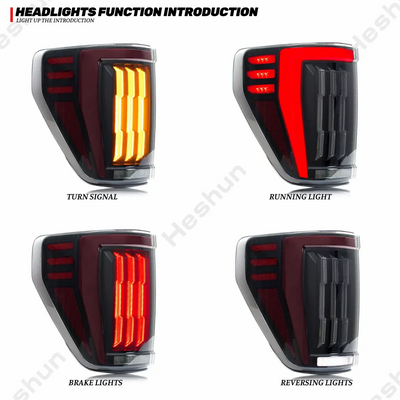 Feux Arrière LED Ford F150 Pick-Up 2021-2023 Paire
