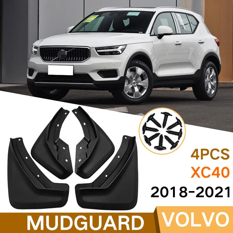 Garde-Boue Volvo XC40 2018-2021 Bavettes 4 Pièces
