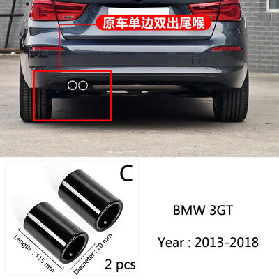 Embout d'Échappement BMW F20 F30 F32 X1 Acier Inoxydable