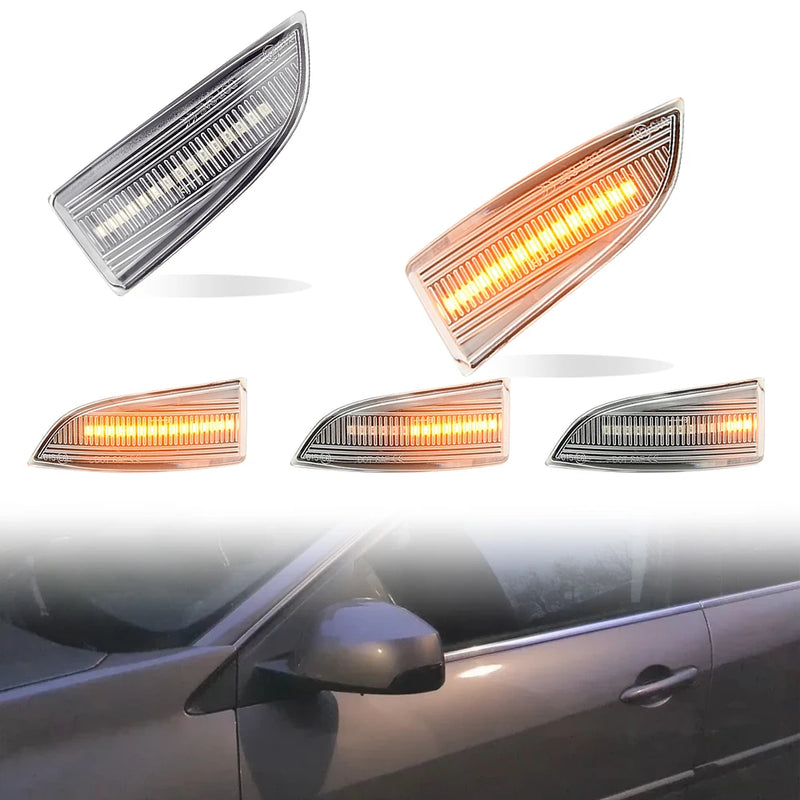 Clignotants LED de Miroir Latéral Dynamiques Renault Megane III Scenic III Fluence Latitude Laguna III Séquentiels