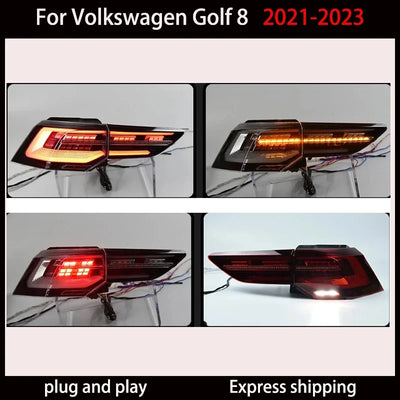Feux Arrière LED Volkswagen Golf 8 2021-2023 Stop DRL