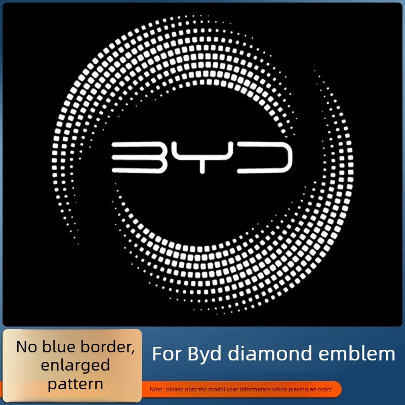 Projecteur Porte BYD Atto 3, Han EV et DM-i, Atto 8, Sealion 8, Lumière de Bienvenue HD, Lot de 2, 8 Motifs
