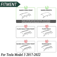 Barres de Toit Tesla Model 3 2017-2022