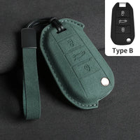 Coque de Clé Peugeot Citroën Suédine Clé Repliable ou Fixe 3 Touches