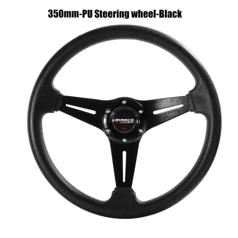 Volant Sport Universel 350 mm Aluminium et PU
