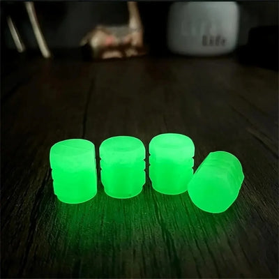 Bouchons de Valve Universels Lumineux Fluorescents 20 Pièces
