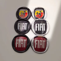 Emblème Fiat 500 Abarth Logo 85 95 100 120 mm pour l'Avant et le Coffre Arrière Autocollant