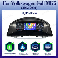 Tableau de Bord Numérique Volkswagen Golf Passat Scirocco Tiguan — vue d'ensemble