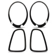 Entourages d'Optique Mini Cooper R56 R57 R58 R59 Noir Brillant