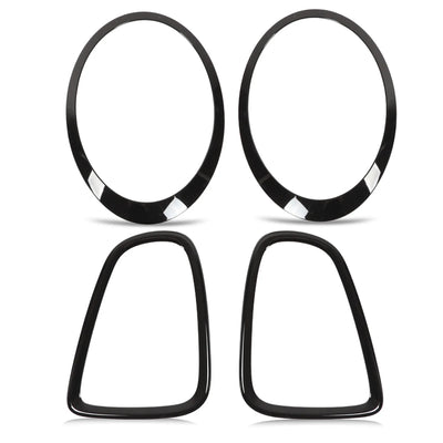 Entourages d'Optique Mini Cooper R56 R57 R58 R59 Noir Brillant