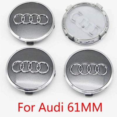 Cache-Moyeux Audi A3 A4 A6 Q5 Q7 60mm 77mm